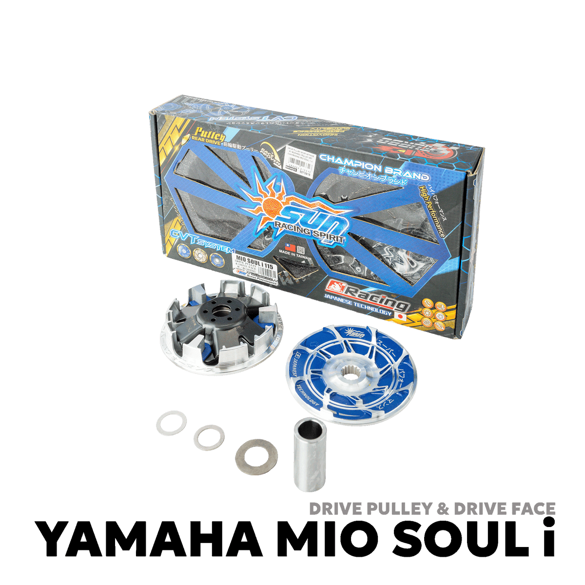 2012 - 2015 YAMAHA MIO SOUL i 115 DRIVE PULLEY / FACE - SUN RACING SPIRIT - YAMAHA MIO SOUL