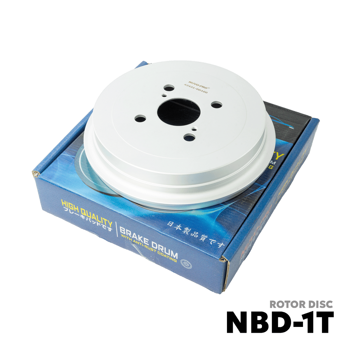 2008 - 2021 TOYOTA VIOS GEN 2 / 3 ROTOR DISC - NUVO-PRO - NBD-1T
