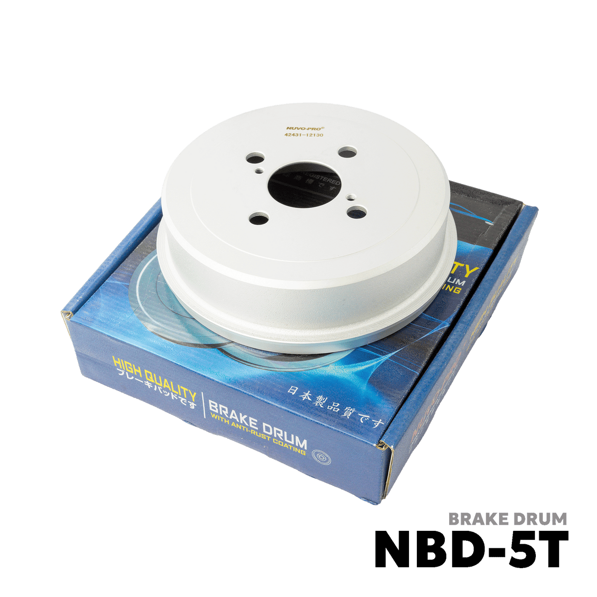2008 - 2021 TOYOTA TOYOTA VIOS BRAKE DRUM - NUVO-PRO - NBD-5T