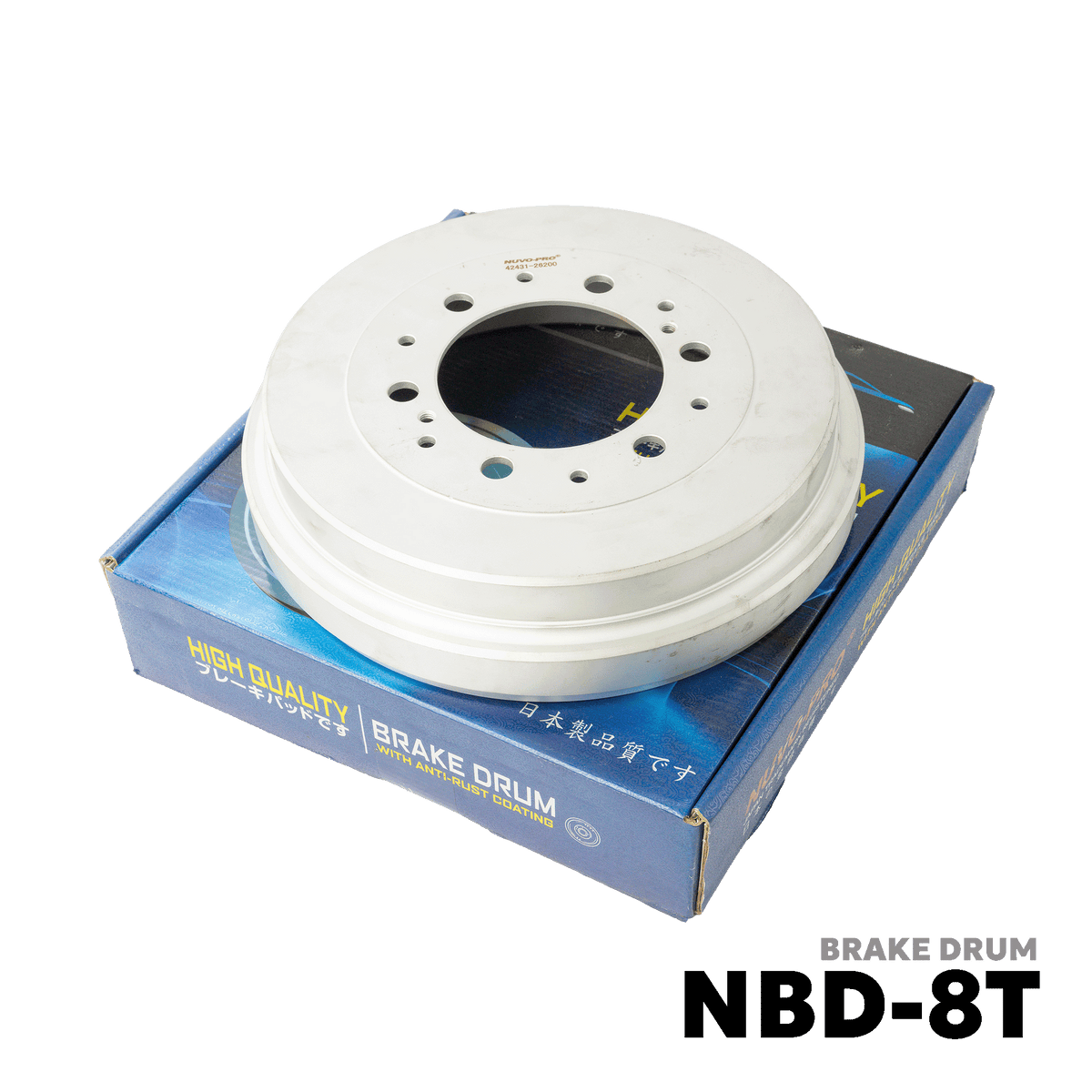 2008 - 2021 TOYOTA TOYOTA VIOS BRAKE DRUM - NUVO-PRO - NBD-8T