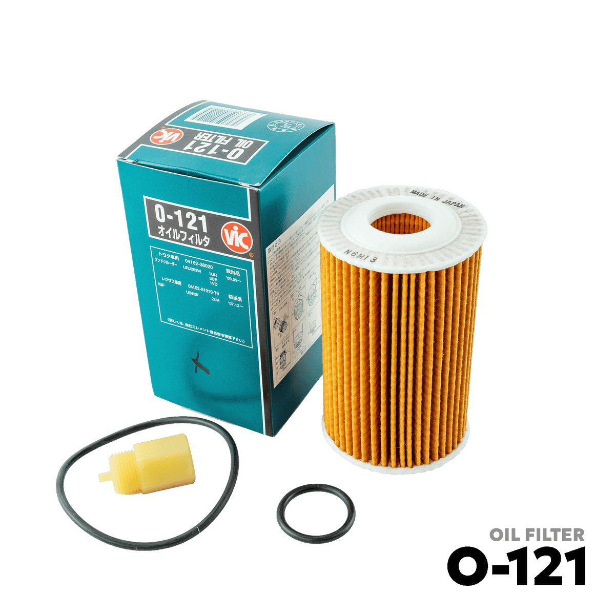 2007 - 2021 TOYOTA LAND CRUISER LC200 4.5 1VD-FTV OIL FILTER - VIC O-121