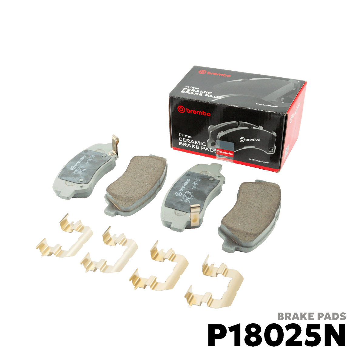 2011 - 2021 HYUNDAI ACCENT GEN 4 / RB BRAKE PAD - BREMBO - P18025N