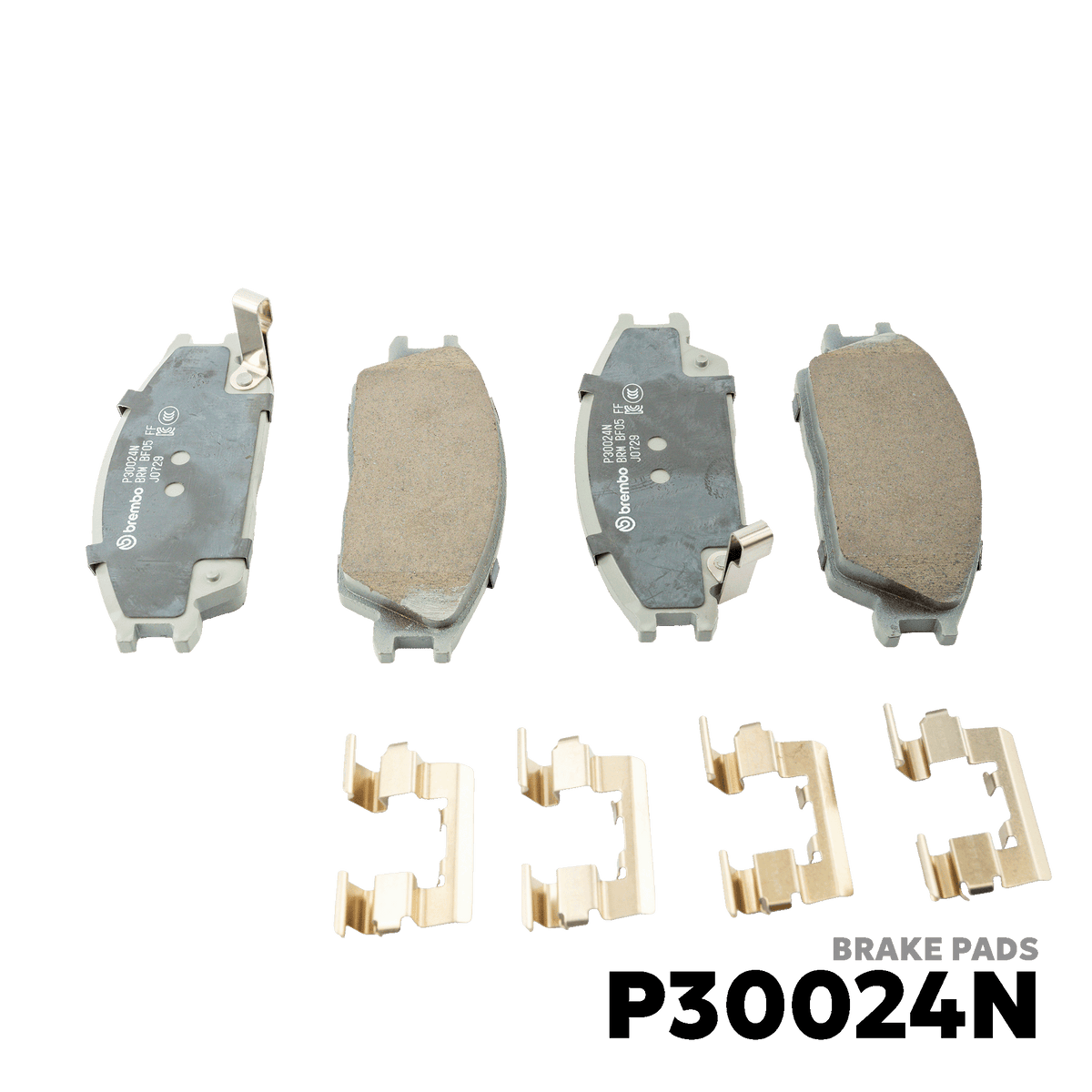 2000 - 2006 HYUNDAI ACCENT GEN 2 / LC BRAKE PAD - BREMBO - P30024N