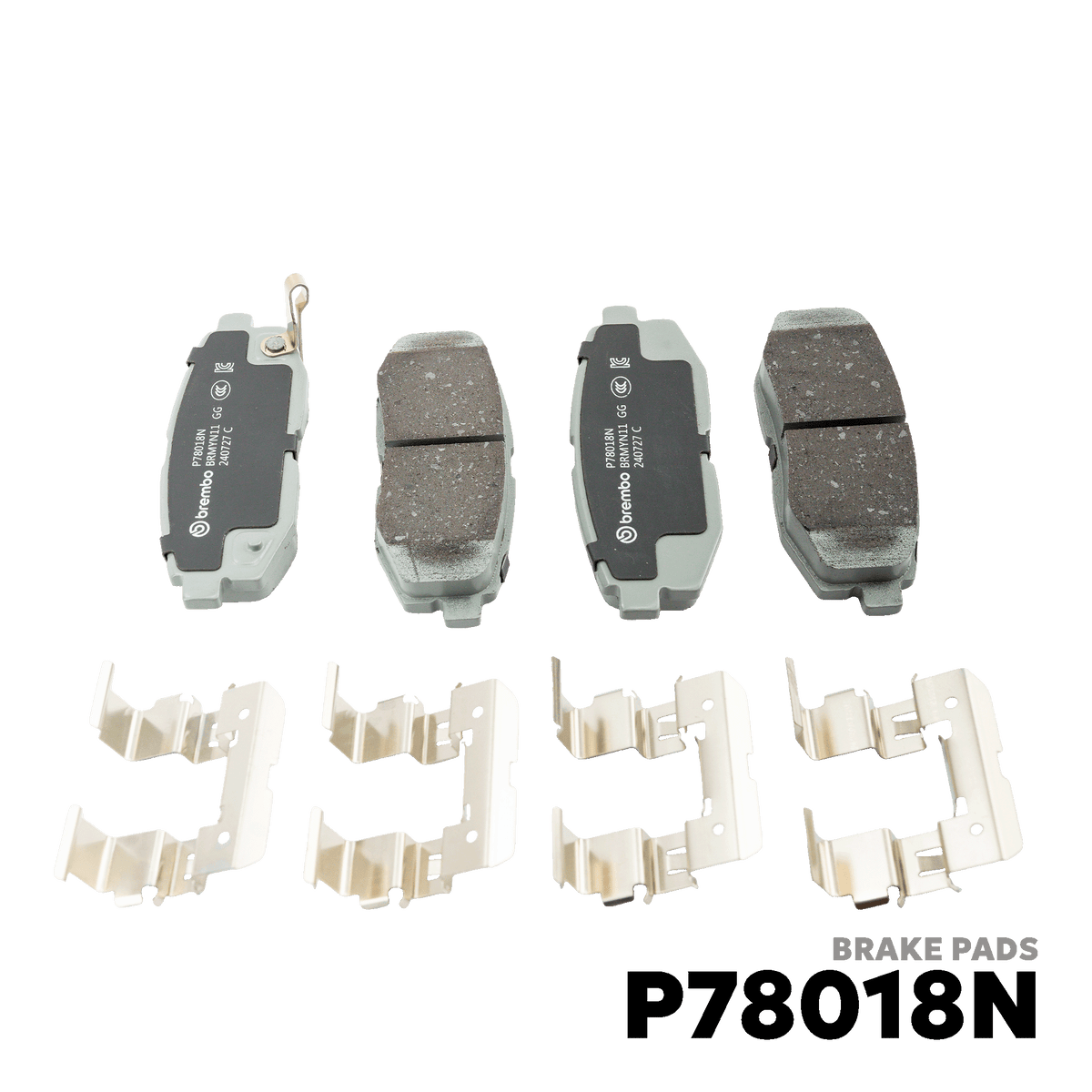 2012 - 2021 TOYOTA 86 / GT86 BRAKE PAD - BREMBO - P78018N