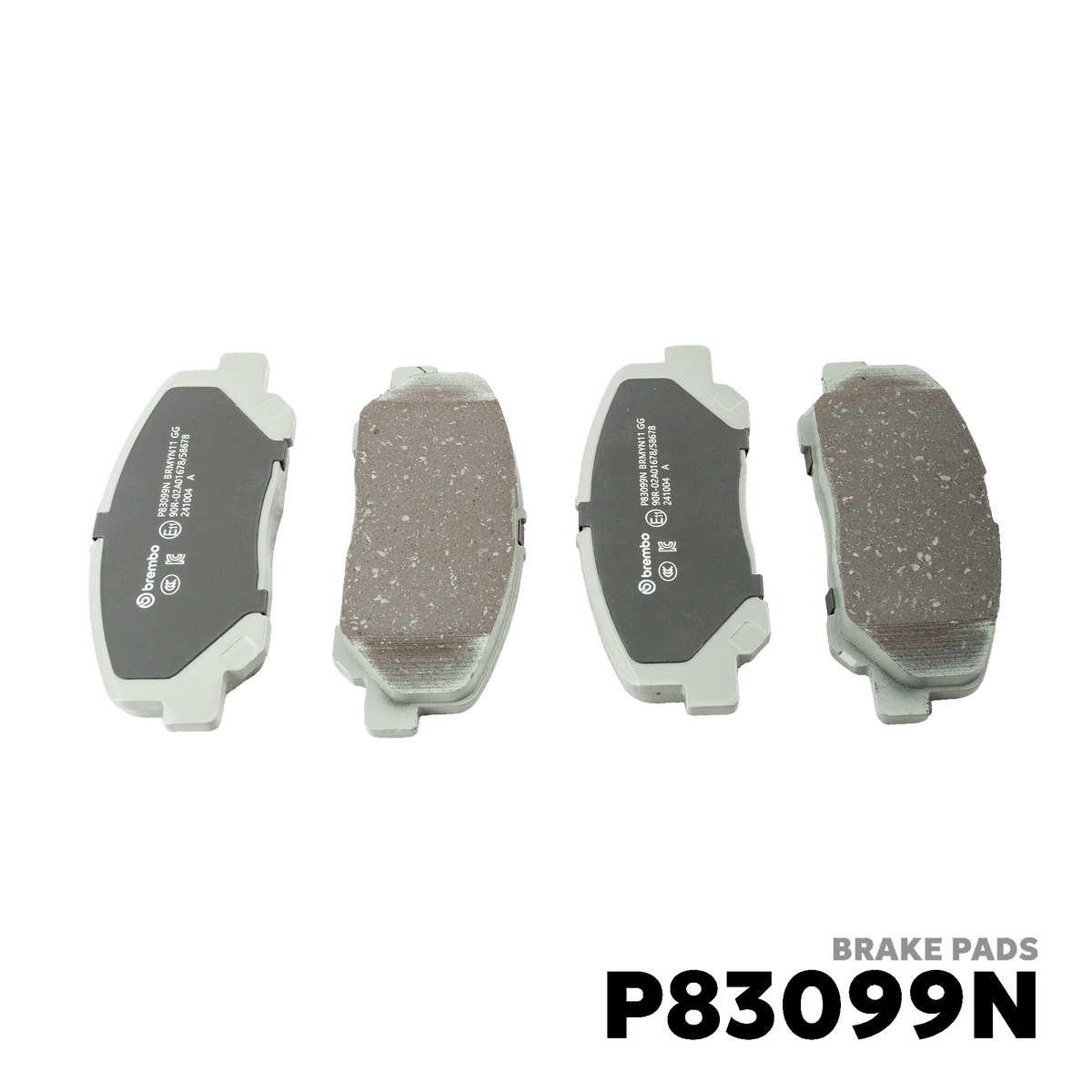 2005 - 2011 TOYOTA FORTUNER GEN 1 BRAKE PAD - BREMBO - P83099N
