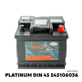 2010 - 2019 FORD FIESTA GAS BATTERY - EMTRAC PLUS - PLATINUM DIN 45 545106036