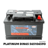 2014 - 2016 VOLKSWAGEN JETTA TDI DSL BATTERY - EMTRAC PLUS - PLATINUM DIN 65 565106590