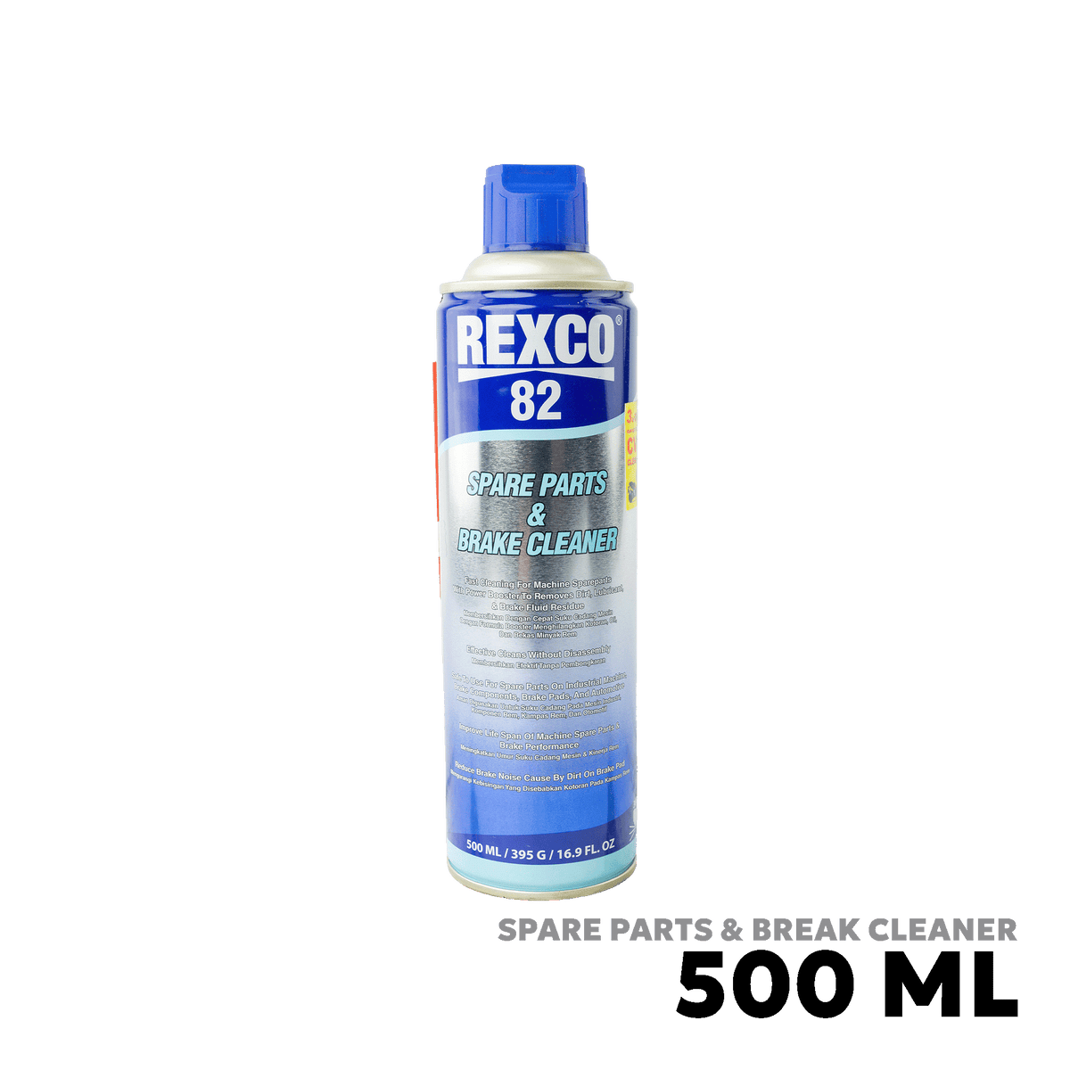 REXCO 82 500ML SPARE PARTS & BRAKE CLEANER