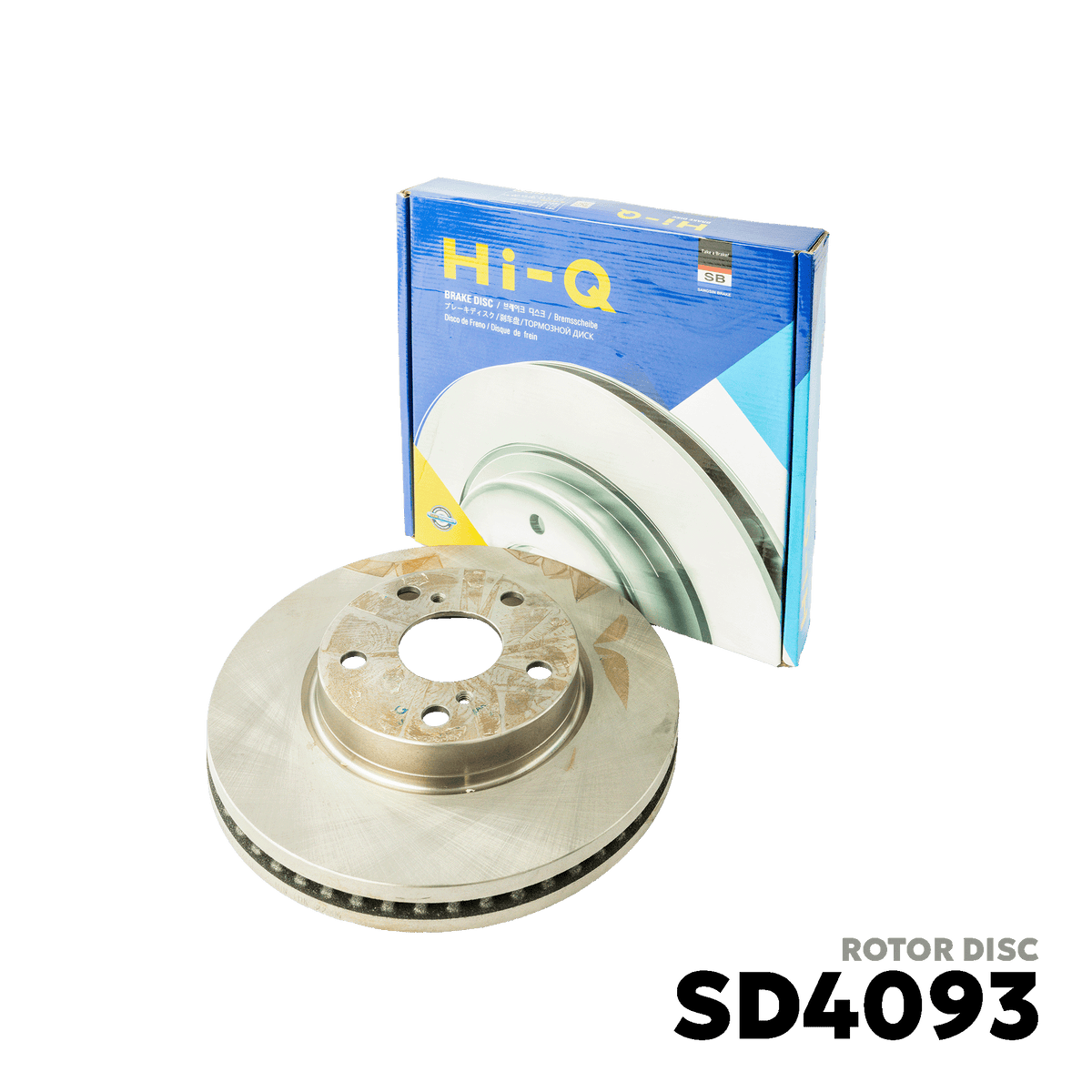 2007 - 2012 TOYOTA RAV4 ROTOR DISC - HI-Q - SD4093