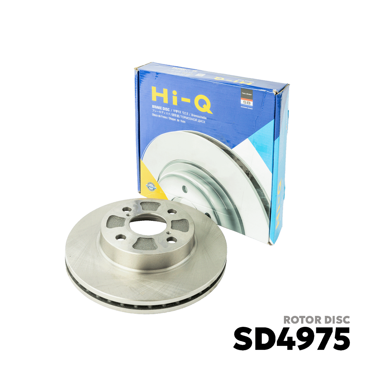 2013 - 2016 TOYOTA WIGO GEN 1 ROTOR DISC - HI-Q - SD4975