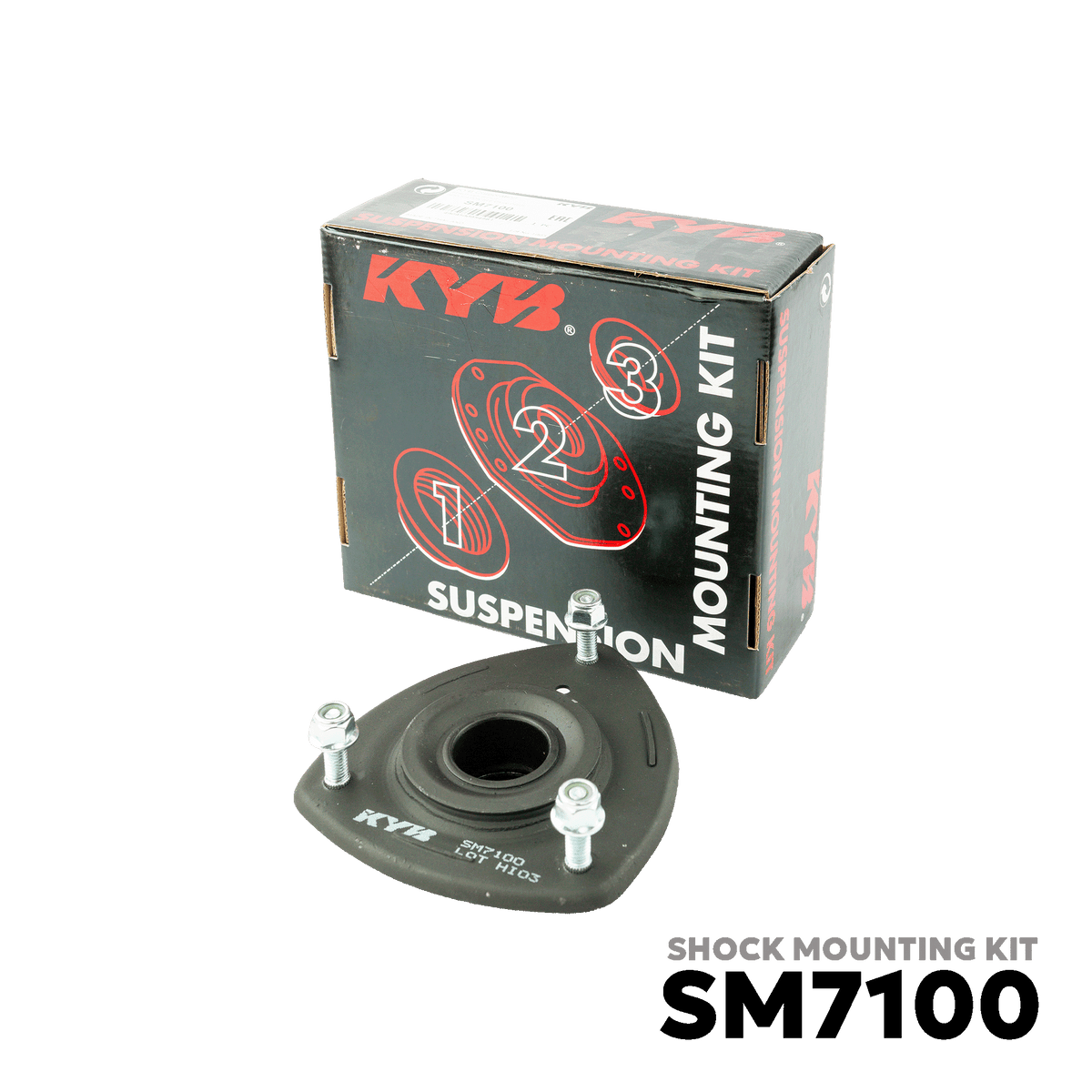 1984 - 1989 TOYOTA STARLET SHOCK MOUNTING - KYB - SM7100