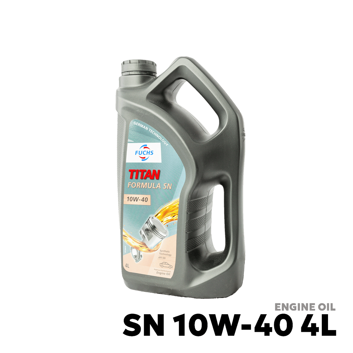 2003 - 2016  TOYOTA VIOS GEN 1 / 2 / 3 ENGINE OIL - FUCHS - SN 10W-40 4L