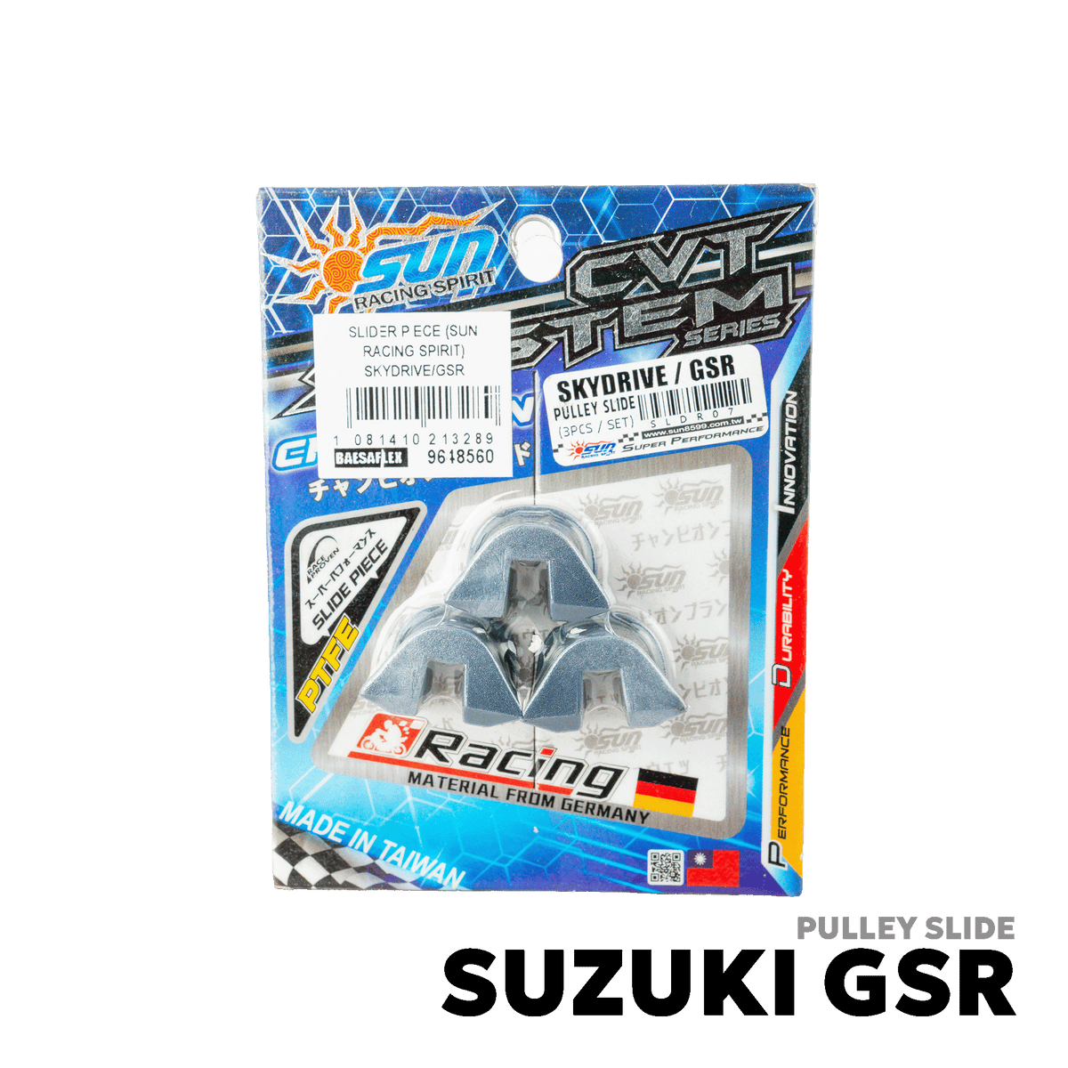 2009 - 2014 SUZUKI SKYDRIVE 125 CARB PULLEY SLIDE - SUN RACING SPIRIT - SUZUKI GSR