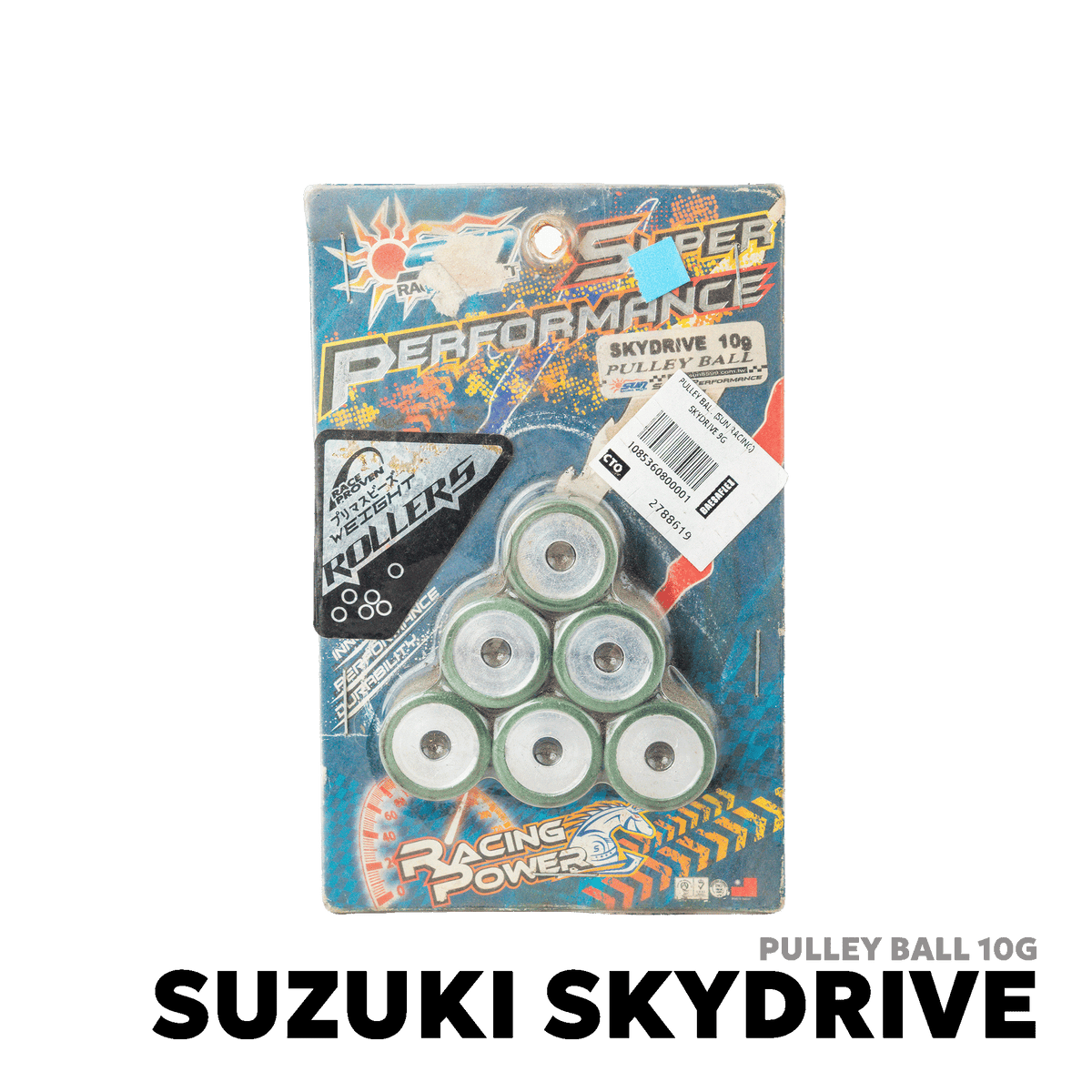 2009 - 2014 SUZUKI SKYDRIVE 125 CARB PULLEY BALL 10G - SUN RACING SPIRIT - SUZUKI SKYDRIVE