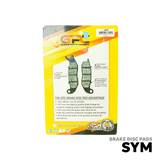 2009 -2019 SYM BONUS 110 / SPORT BONUS BRAKE DISC PAD - GPC - SYM