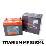 2003 - 2022 TOYOTA VIOS GEN 1 / 2 / 3 / 4 BATTERY - EMTRAC PLUS - TITANIUM MF 55B24L