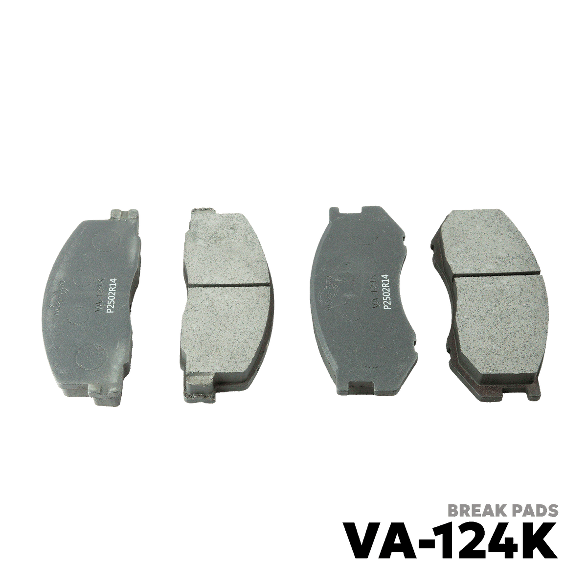 1990 - 1991 TOYOTA LITE ACE BRAKE PADS - NUVO-PRO - VA-124K