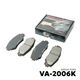 2006 - 2012 TOYOTA RAV4 BRAKE PAD - NUVO-PRO - VA-2006K