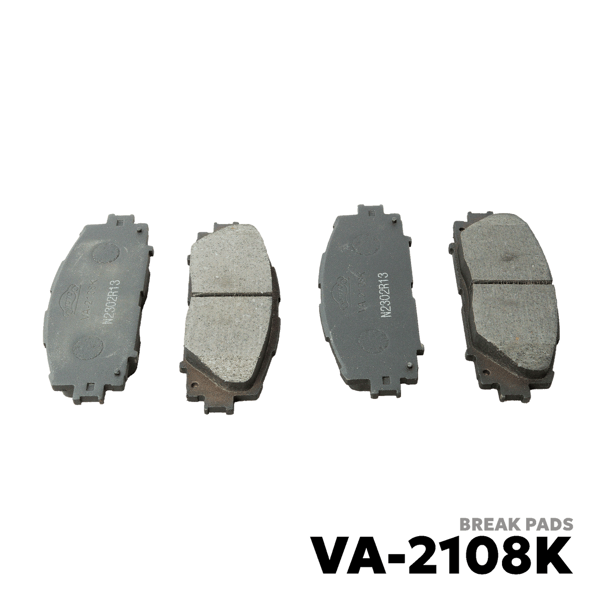 2006 - 2012 TOYOTA YARIS BRAKE PADS - NUVO-PRO - VA-2108K