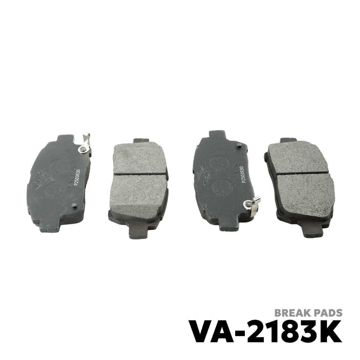 2003-2007 TOYOTA VIOS BRAKE PADS - NUVO-PRO VA-2183K