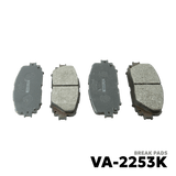 2008 - 2012 TOYOTA VIOS G / S BRAKE PADS - NUVO-PRO - VA-2253K