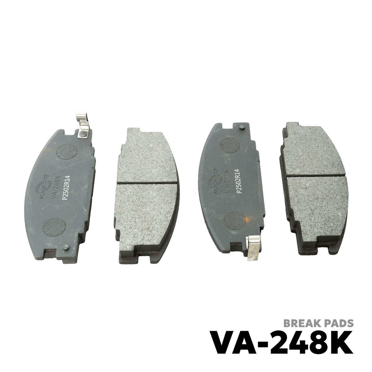 2001 - 2017 ISUZU CROSSWIND / SPORTIVO BRAKE PAD - NUVO-PRO - VA-248K