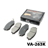 1988 - 1991 NISSAN BLUEBIRD 2.0 BRAKE PAD - NUVO-PRO - VA-263K