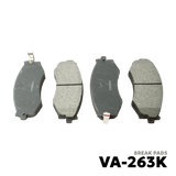 1988 - 1991 NISSAN BLUEBIRD 2.0 BRAKE PAD - NUVO-PRO - VA-263K