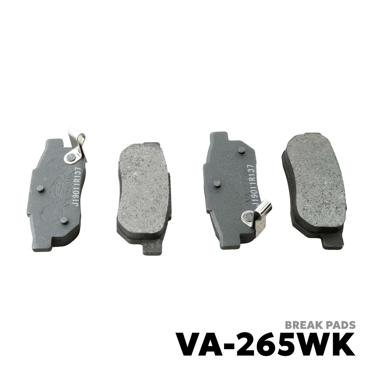 2001 - 2005 HONDA CIVIC GEN 7 BRAKE PAD - NUVO-PRO - VA-265WK