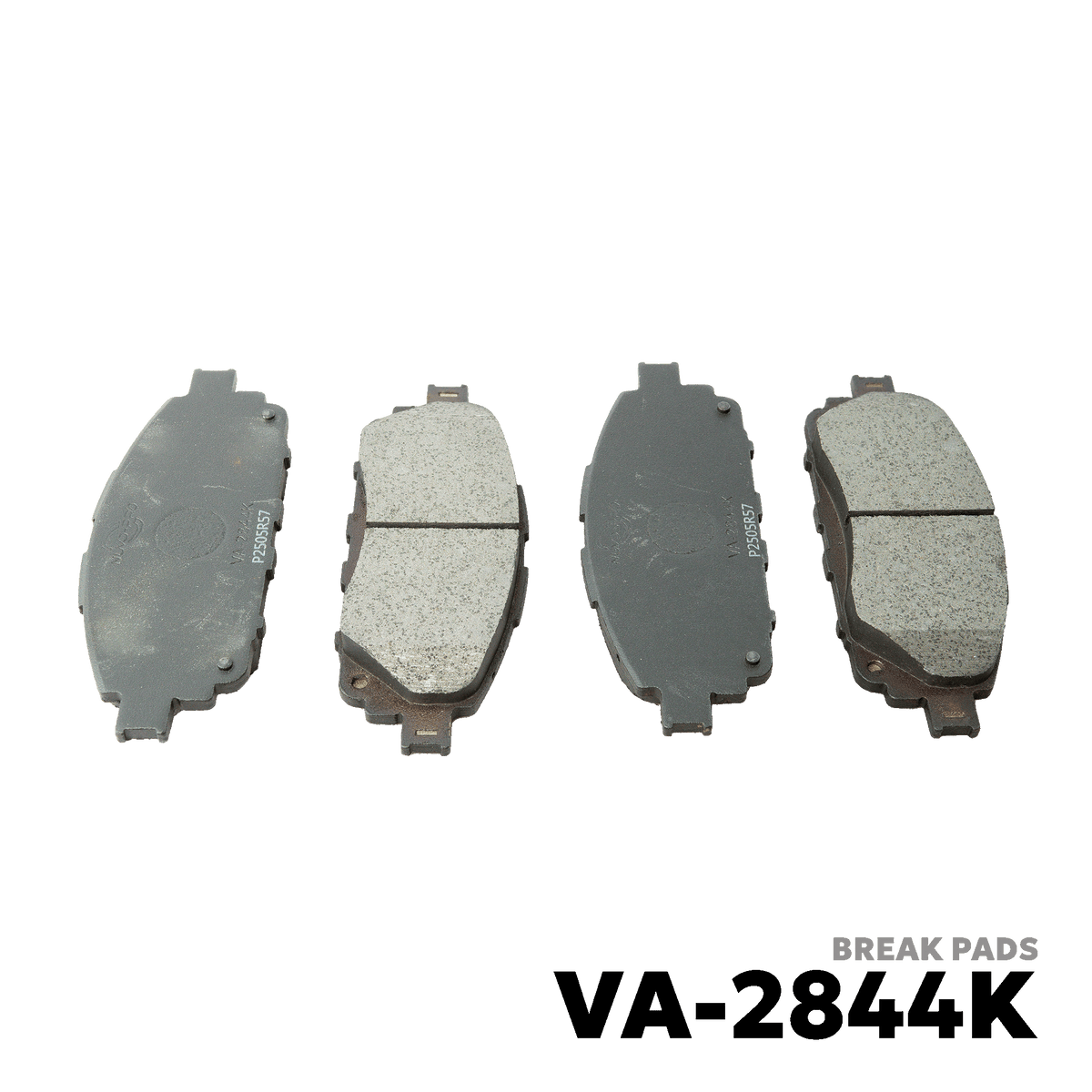2016 - 2022 TOYOTA INNOVA BRAKE PADS - NUVO-PRO - VA-2844K