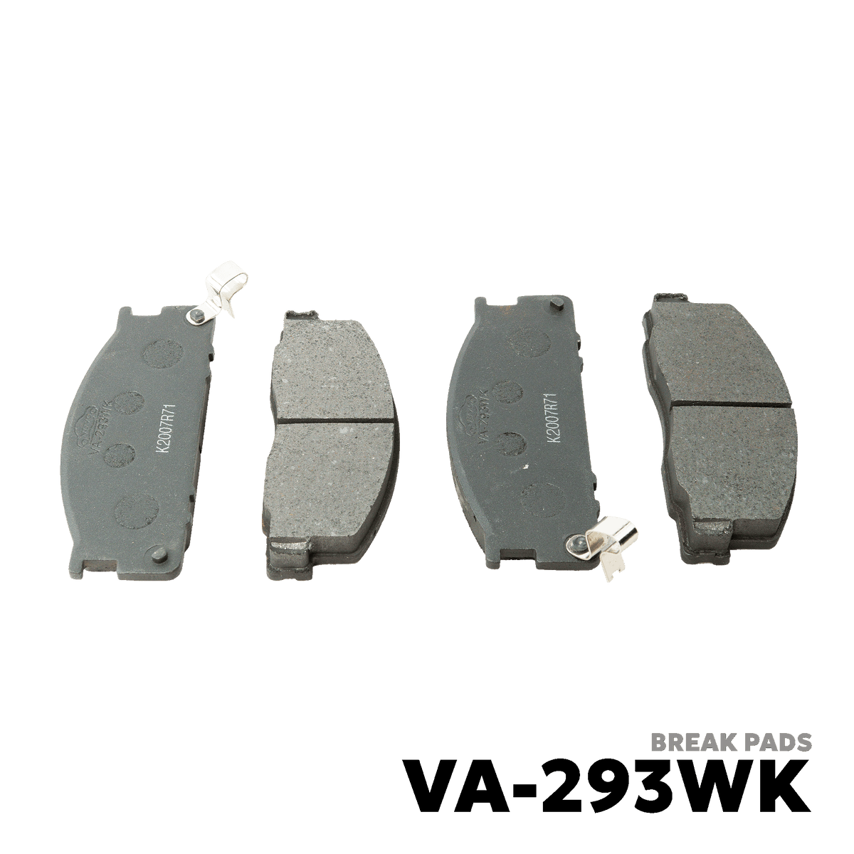 1984 - 1999 TOYOTA HILUX SURF BRAKE PADS - NUVO-PRO - VA-293WK