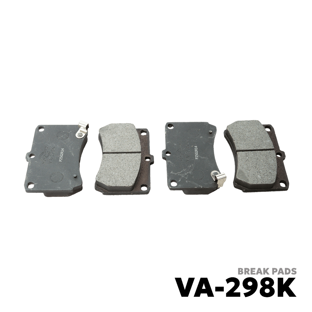 1989 - 1995 MAZDA 323 1.3 BRAKE PAD - NUVO-PRO - VA-298K