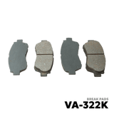1991 - 1999 TOYOTA CAMRY BRAKE PAD - NUVO-PRO - VA-322K