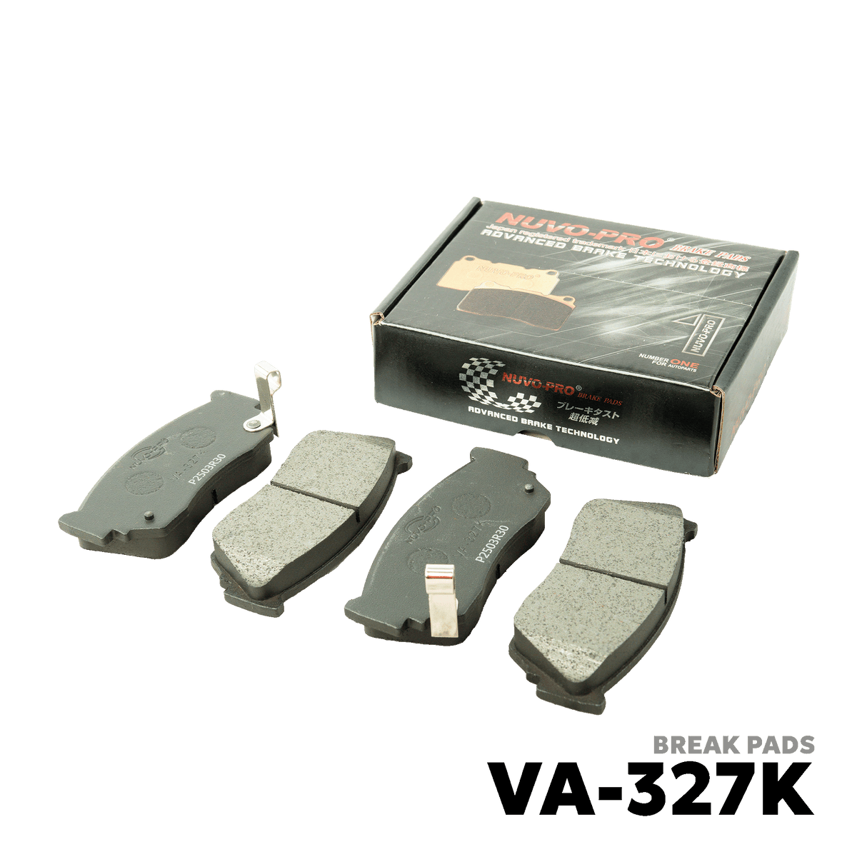 1990 - 1995 NISSAN SENTRA LEC / B13 BRAKE PAD - NUVO-PRO - VA-327K