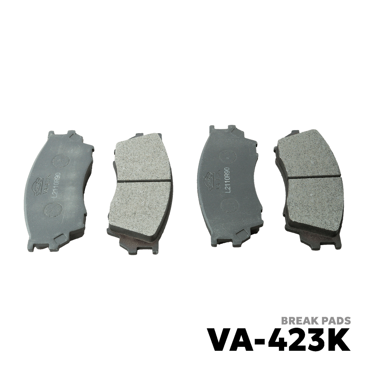 1996 - 1998 MAZDA BRAVO / B-SERIES B2500 BRAKE PAD - NUVO-PRO - VA-423K