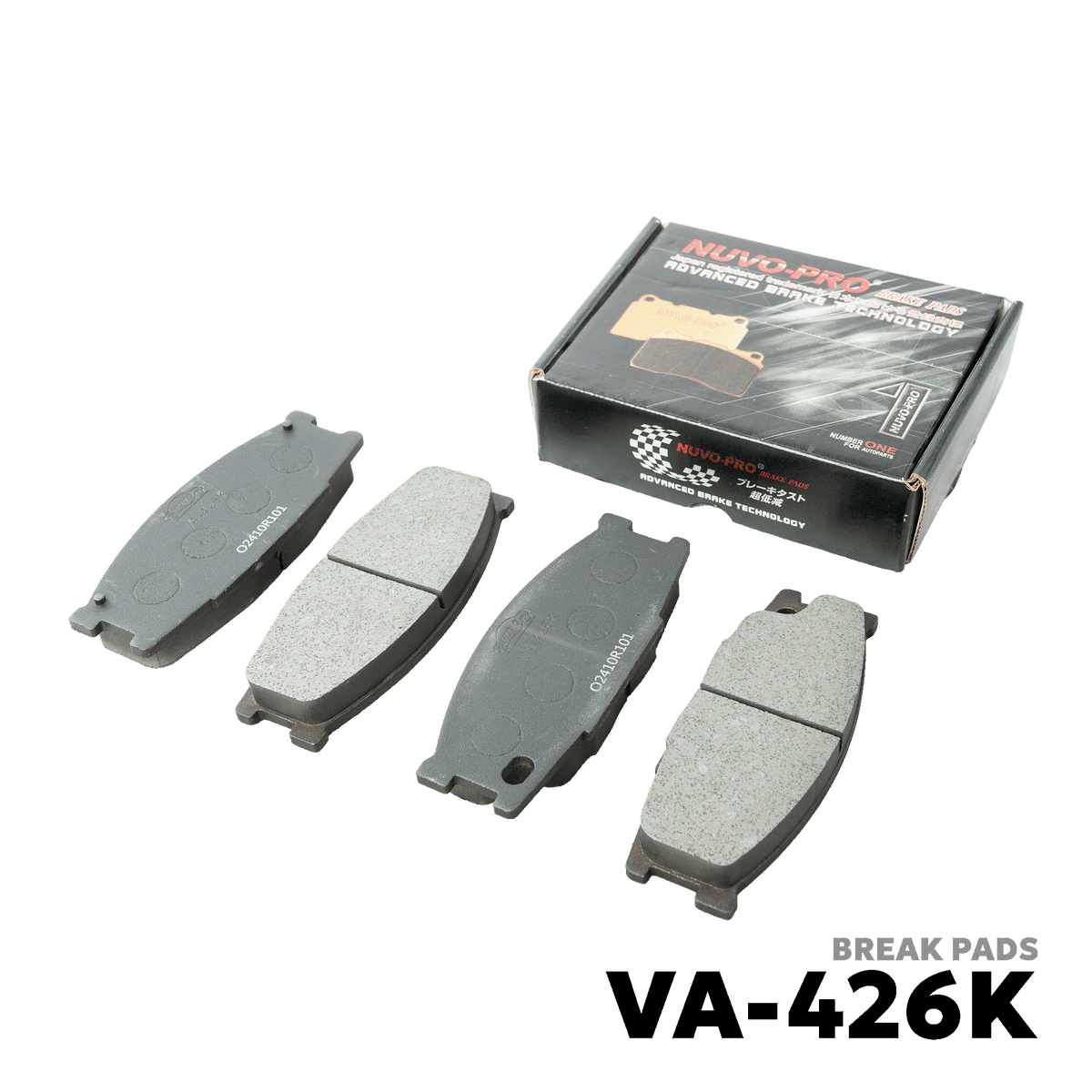 1985 - 2005 MITSUBISHI FUSO CANTER / ROSA BRAKE PAD - NUVO-PRO - VA-426K
