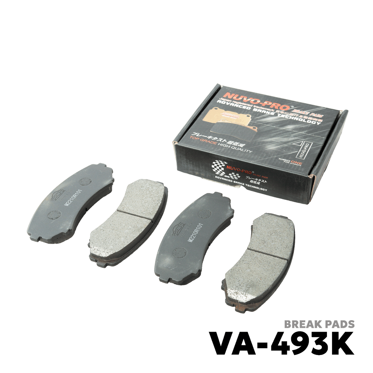 2003 - 2006 MITSUBISHI PAJERO 3.0 BRAKE PAD - NUVO-PRO - VA-493K