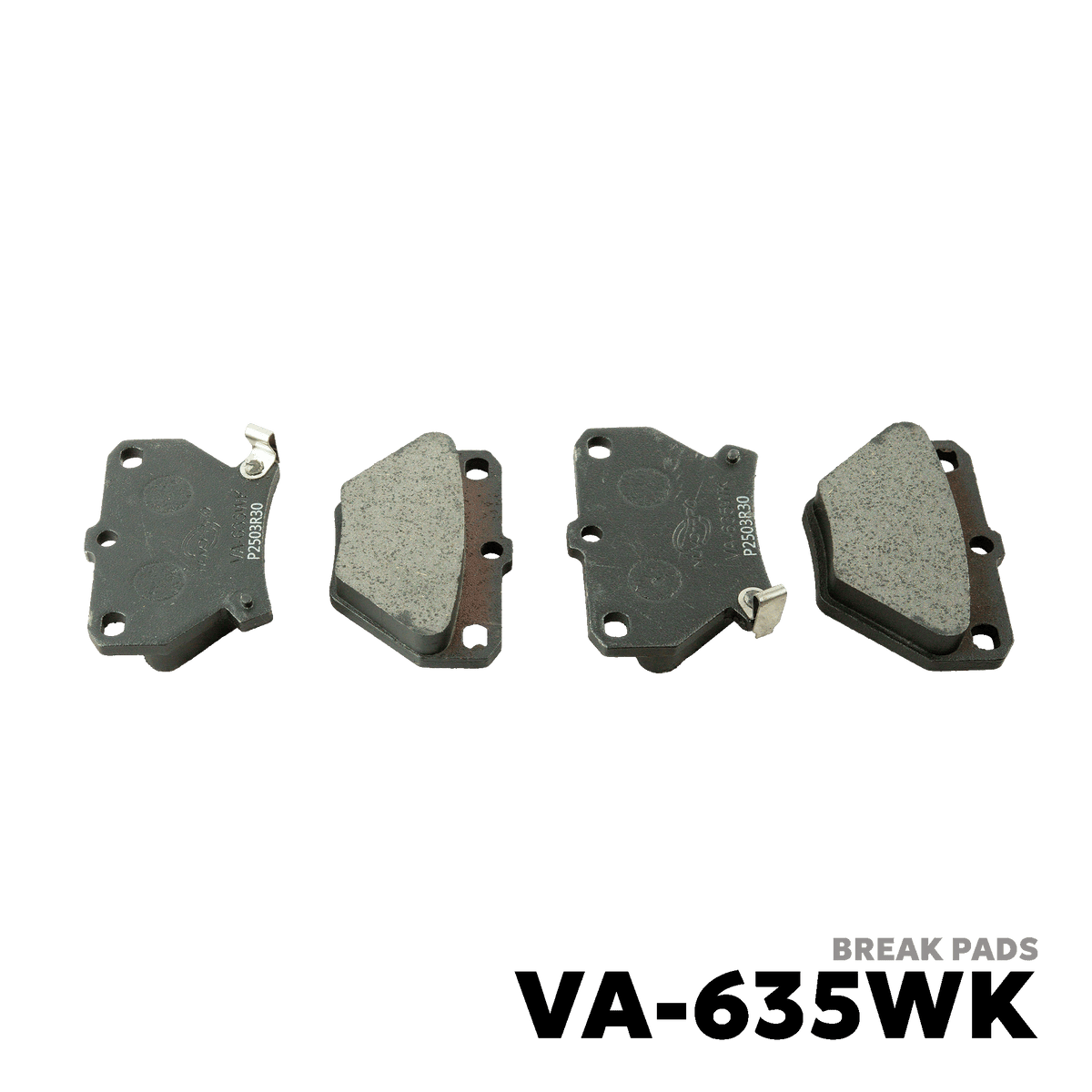 2001 - 2003 TOYOTA COROLLA ALTIS BRAKE PAD - NUVO-PRO - VA-635WK