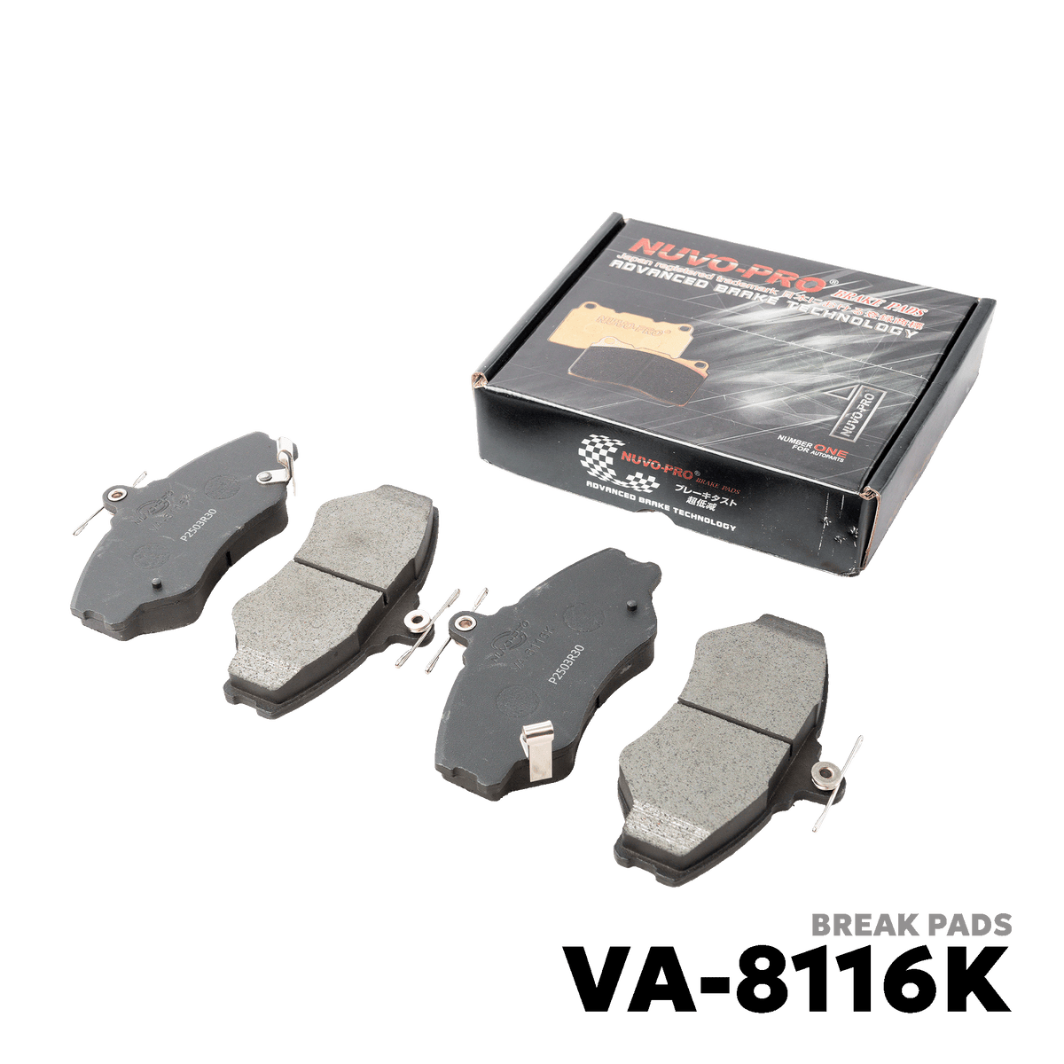 1995 - 1999 HYUNDAI GRACE / BIG BRAKE PAD - NUVO-PRO - VA-8116K