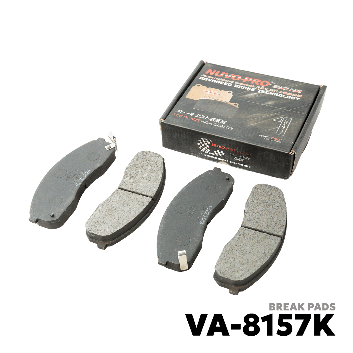 1999 - 2001 KIA PREGIO BRAKE PAD - NUVO-PRO - VA-8157K