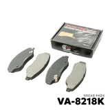 1992 - 2002 KIA SPORTAGE GEN 1 BRAKE PAD - NUVO-PRO - VA-8218K