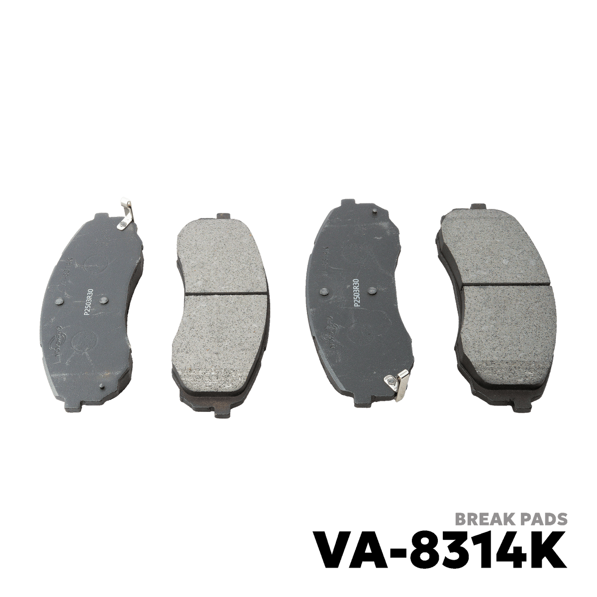 2007 - 2012 ISUZU D-MAX GEN 1 BRAKE PAD - NUVO-PRO - VA-8314K