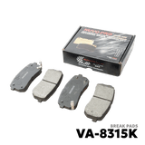2007 - 2021 HYUNDAI GRAND STAREX BRAKE PAD - NUVO-PRO - VA-8315K