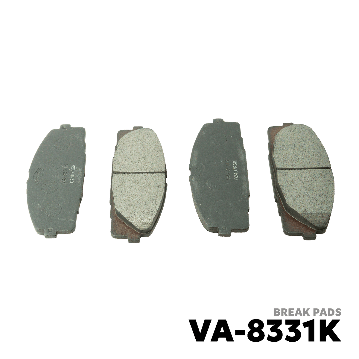 2005 - 2018 TOYOTA HIACE / COMMUTER BRAKE PADS - NUVO-PRO - VA-8331K