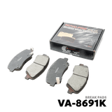 2011 - 2021 HYUNDAI ACCENT GEN 4 BRAKE PAD - NUVO-PRO - VA-8691K