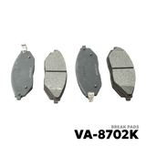 2010 - 2016 CHEVROLET SPARK BRAKE PAD - NUVO-PRO - VA-8702K