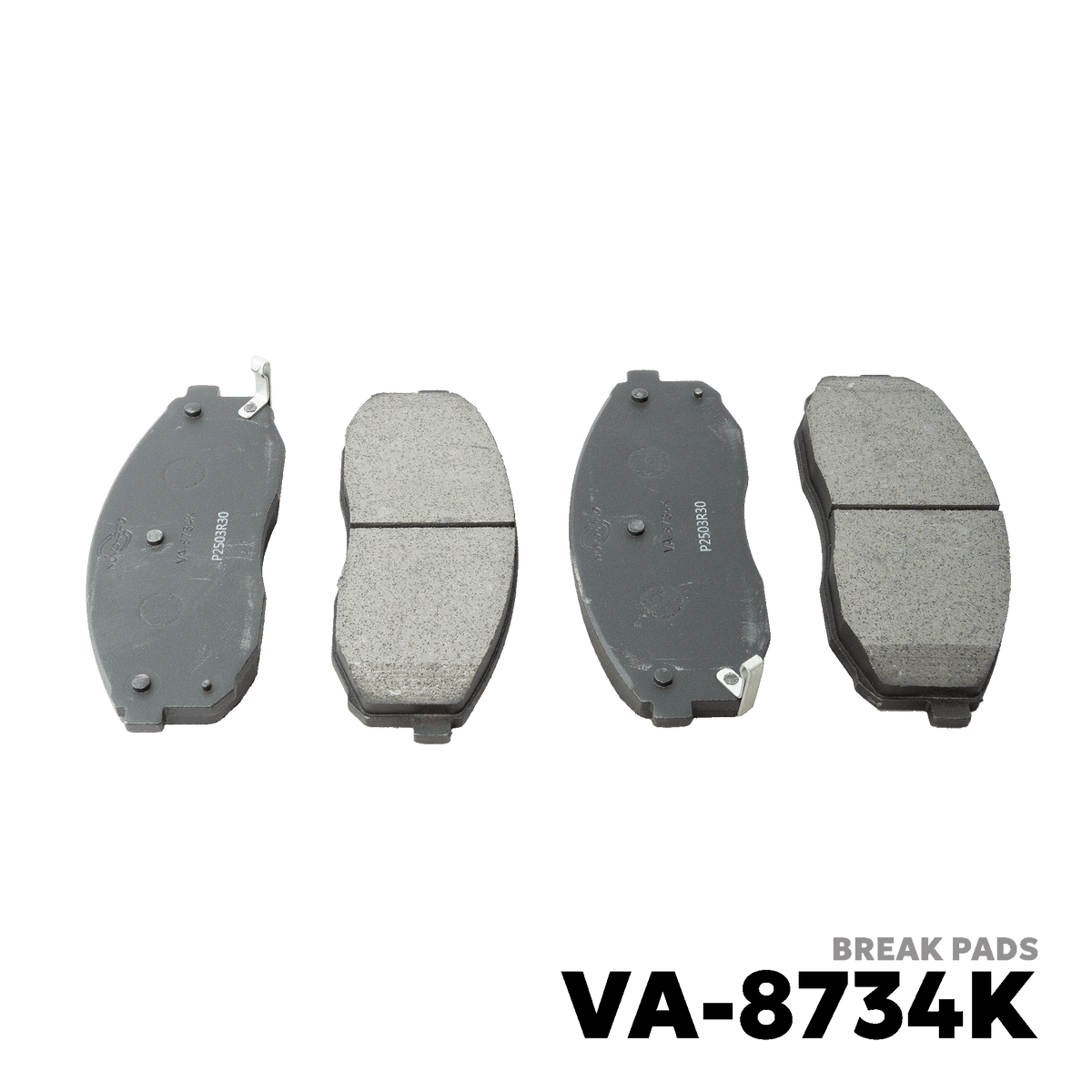 2004 - PRESENT KIA BONGO III K5000 / K2700 / K3000 BRAKE PAD - NUVO-PRO - VA-8734K