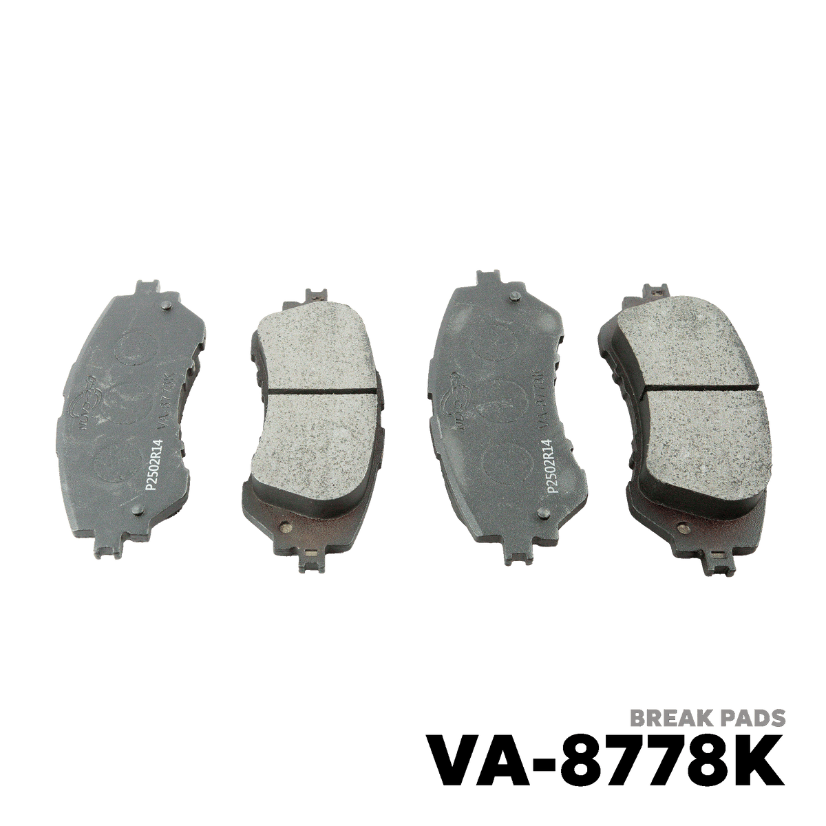 2013 - 2021 TOYOTA VIOS 1.3 SUPERMAN BRAKE PADS - NUVO-PRO - VA-8778K