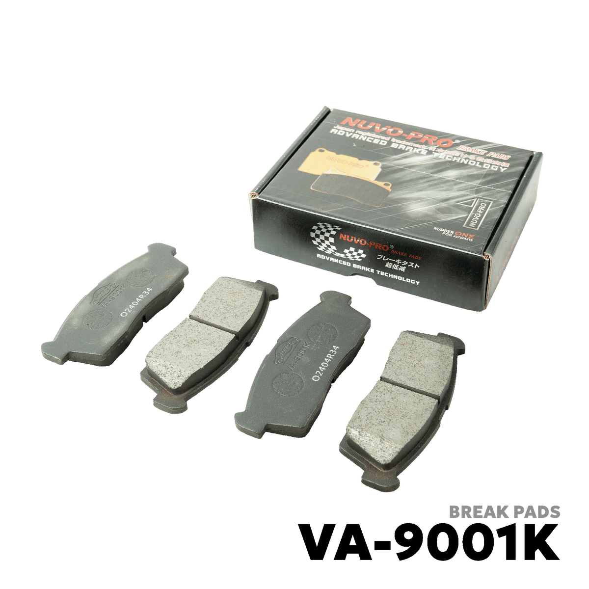 1998 - 2000 SUZUKI WIDE BRAKE PAD - NUVO-PRO - VA-9001K