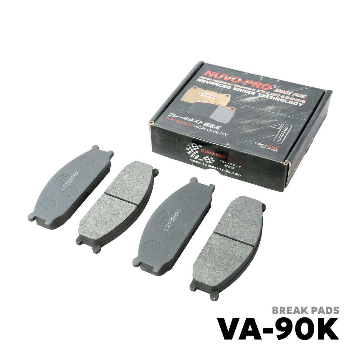 1986 - 1999 MITSUBISHI DELICA STAR WAGON / SPACE GEAR BRAKE PAD - NUVO-PRO - VA-90K
